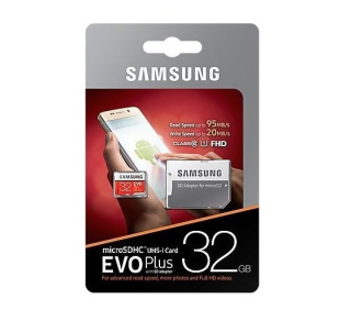 microSDHC 32GB EVO Plus Samsung Class 10 vč. Adapteru
