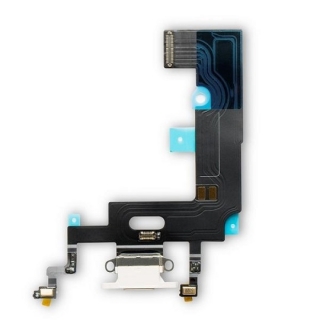 Apple iPhone XR Dock Konektor, Dobíjecí konektor, Flex Kabel (White)