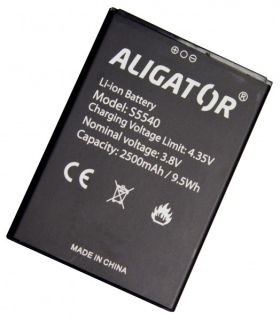 Baterie ALIGATOR S5540 Duo, Li-Ion 2500mAh, originální